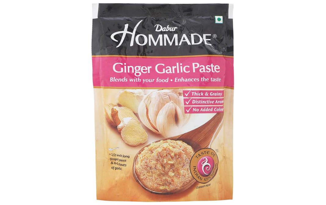 Dabur Hommade Ginger Garlic Paste   Pack  200 grams